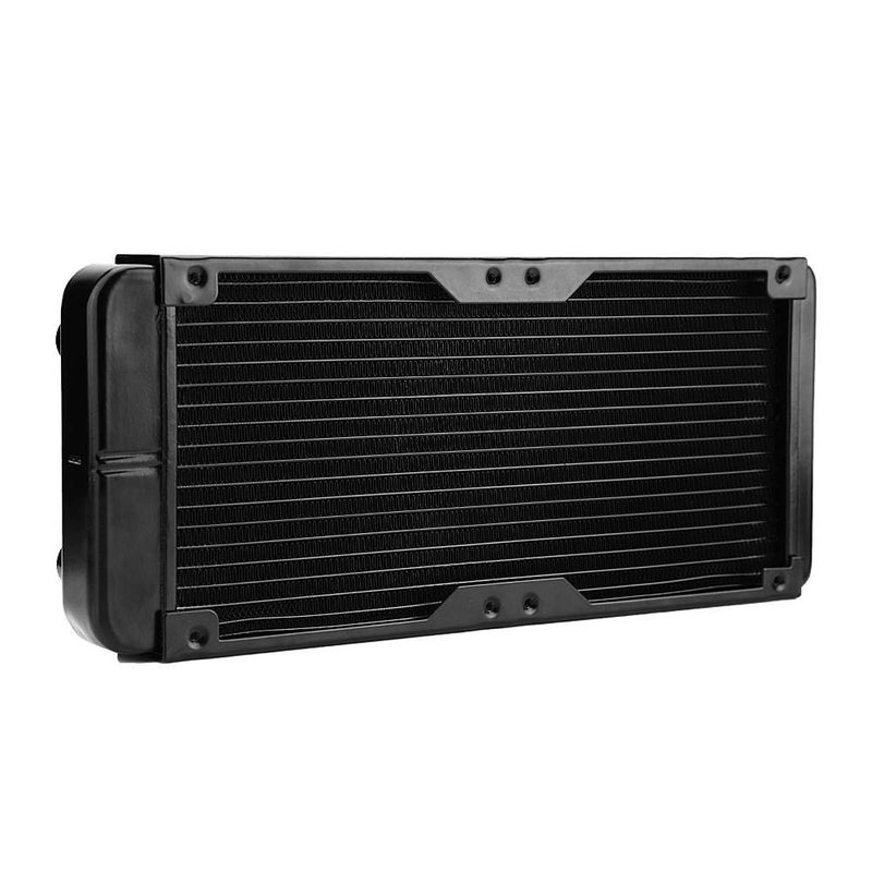 ZERONE 18 Pipe Aluminum PC Water Cooling Radiator 240mm for CPU LED Heatsink (Supports 2 x 120mm Fans) - Image 1